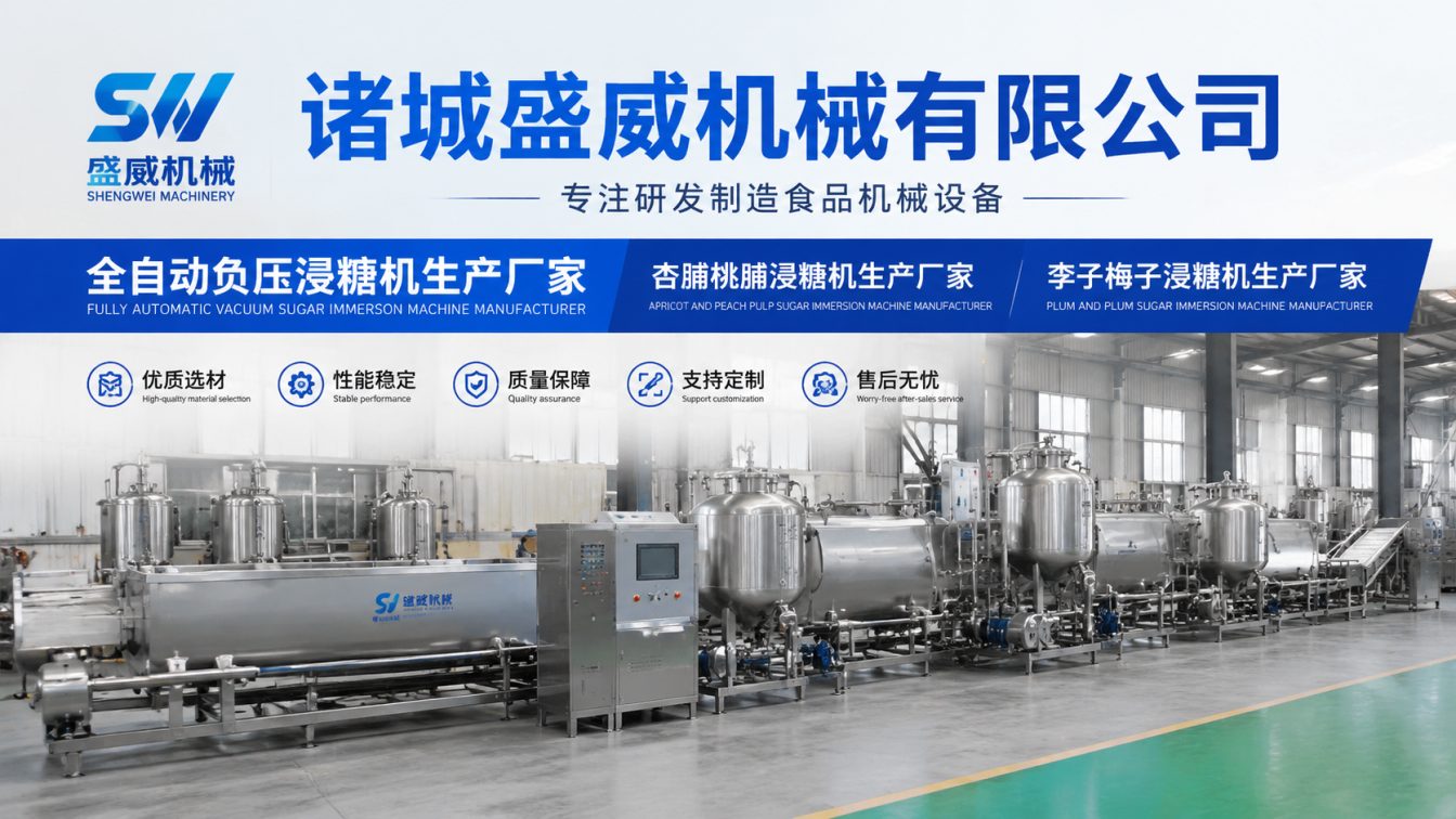 攀枝花为果脯加工提供负压浸糖方案